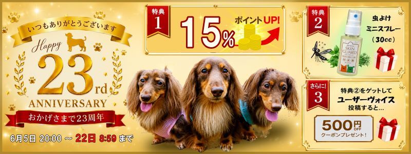 ２３周年記念キャンペーン♪♪