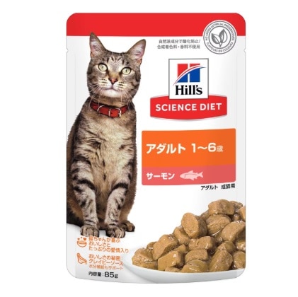 ヒルズ サイエンス・ダイエット アダルト 1〜6歳用 サーモン 85g