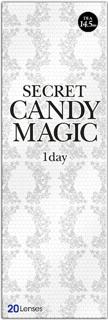 【ワケあり】シークレットキャンディーマジック 1dayカラーコンタクト NO.3ブラウン 20枚入 ±0.00