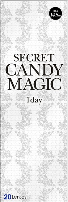 【販売終了しました】シークレットキャンディーマジック 1dayカラーコンタクト ダークモカ 20枚入 ±0.00