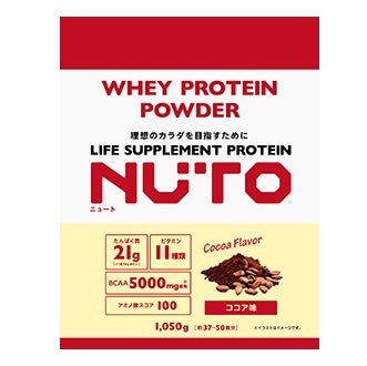 NUTO ホエイプロテインパウダー ココア味 1050g