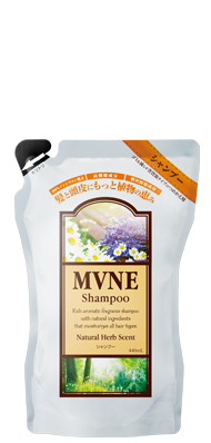 【お取り寄せ】MVNE(ミューネ) ノンシリコンシャンプー つめかえ用 440ml