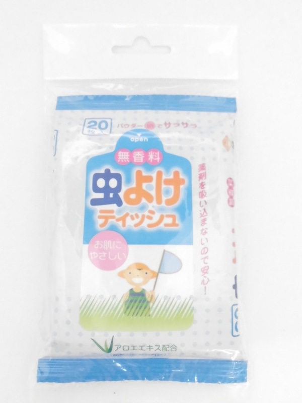 虫よけウェットティッシュ 20枚