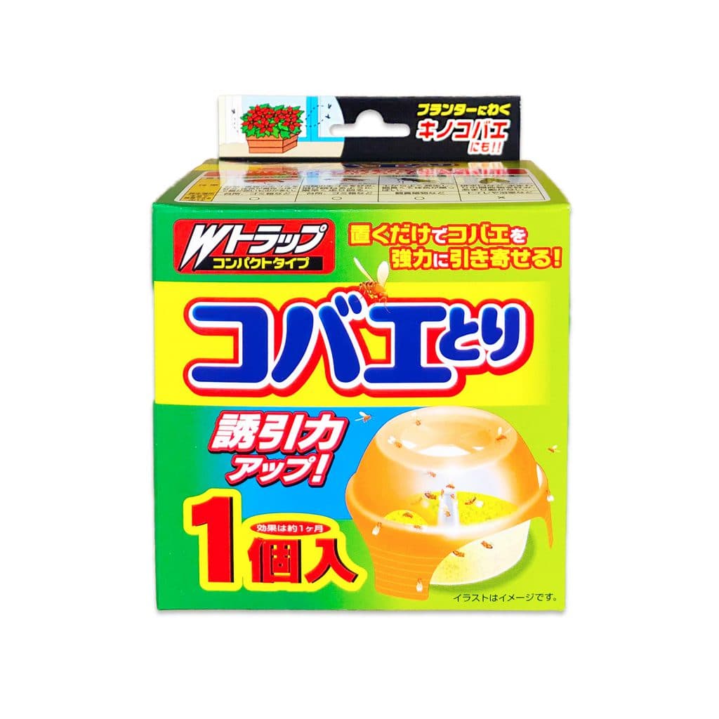 【販売終了しました】Wトラップコバエとり 本体 1個入