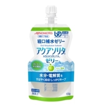 【販売終了しました】経口保水ゼリー アクアソリタゼリー りんご風味 130g