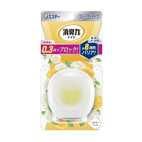 【販売終了しました】消臭力 コンパクト トイレ用 シルキーブーケ 本体 6ml