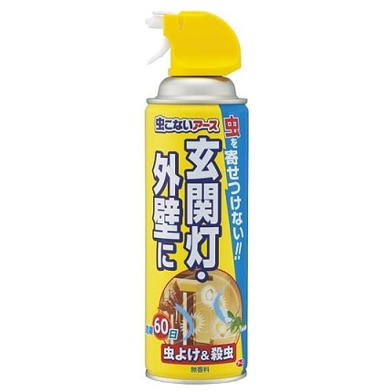 虫こないアース 玄関灯・外壁に エアゾール450mL