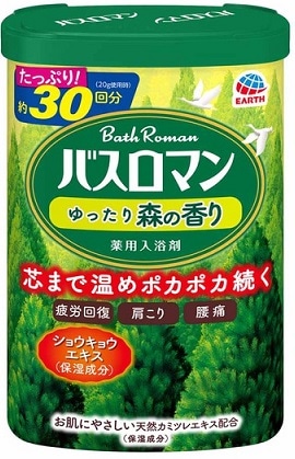 バスロマン ゆったり森の香り 600g