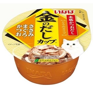 いなば 金のだしカップ ささみ・まぐろ・かつお 70g