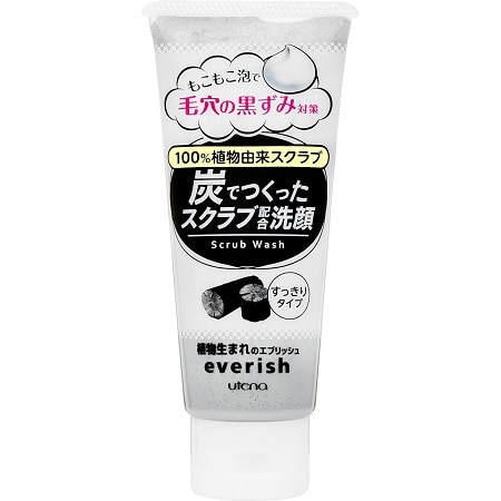 【お取り寄せ】エブリッシュ スクラブ洗顔炭 135g