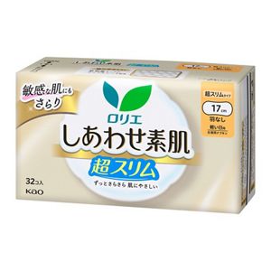 ロリエ しあわせ素肌 通気超スリム 軽い日用羽なし 32コ入