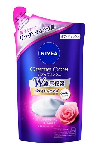 【販売終了しました】ニベア クリームケア ボディウォッシュ フレンチガーデンローズの香り つめかえ用 360ml