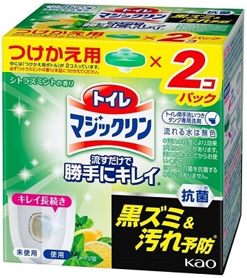 【お取り寄せ】トイレマジックリン 流すだけで勝手にキレイ シトラスミント つけかえ用 2コパック