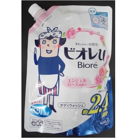 【販売終了しました】ビオレu エンジェルローズの香り つめかえ用 820ml