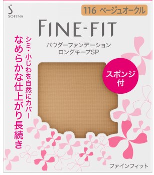 ファインフィット パウダーファンデーション ロングキープSP 116 ベージュオークル