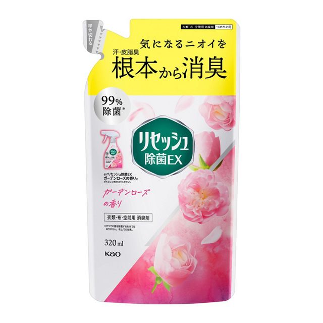 リセッシュ除菌EX ガーデンローズの香り つめかえ用 320ml