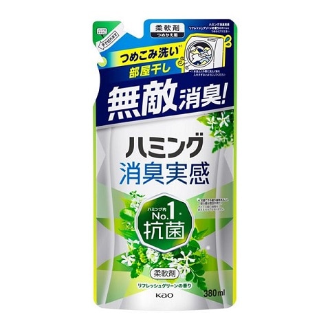 【販売終了しました】ハミング消臭実感 リフレッシュグリーン つめかえ用 380ml