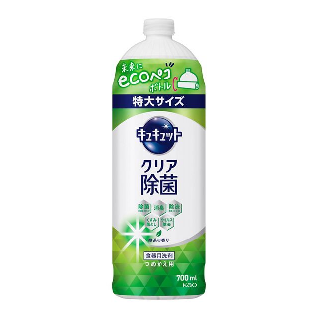 キュキュット クリア除菌 緑茶 つめかえ 700ml