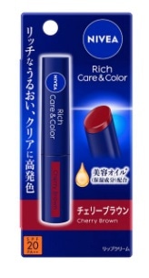 【お取り寄せ】ニベア リッチケア&カラーリップ チェリーブラウン