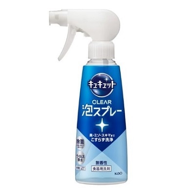 キュキュット CLEAR泡スプレー 無香性 本体 280ml