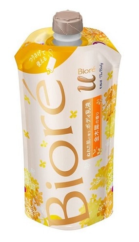 【販売終了しました】ビオレu ザ ボディ ぬれた肌に使うボディ乳液 金木犀の香り 300ml つりさげパック