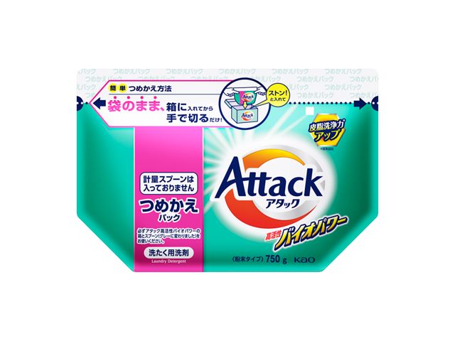 アタック 高活性バイオパワー つめかえ用 750g