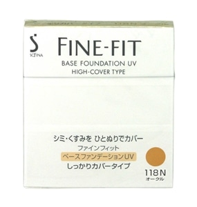 ファインフィット ベースファンデーションUV しっかりカバータイプ 118 Nオ−クル