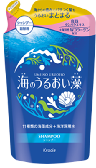 海のうるおい藻 うるおいケアシャンプー つめかえ用 400ml