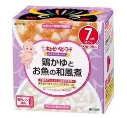 【販売終了しました】にこにこボックス 鶏かゆとお魚の和風煮 60g×2個