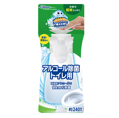 スクラビングバブル アルコール除菌 トイレ用 本体 300ml