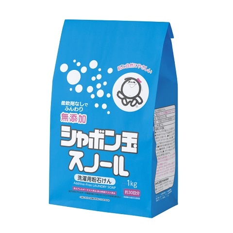 【販売終了しました】シャボン玉 粉石けん スノール紙袋 1kg