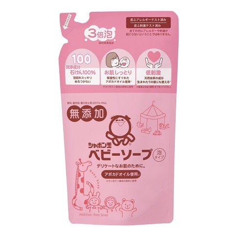 【お取り寄せ】シャボン玉 ベビーソープ泡タイプ つめかえ用 400ml