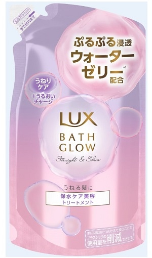 【販売終了しました】ラックス バスグロウ ストレート&シャイン トリートメント つめかえ 350g