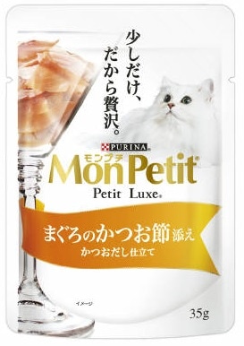 モンプチ プチリュクスパウチ まぐろのかつお節 35g