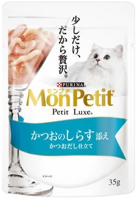 モンプチ プチリュクスパウチ かつおのしらす添え 35g
