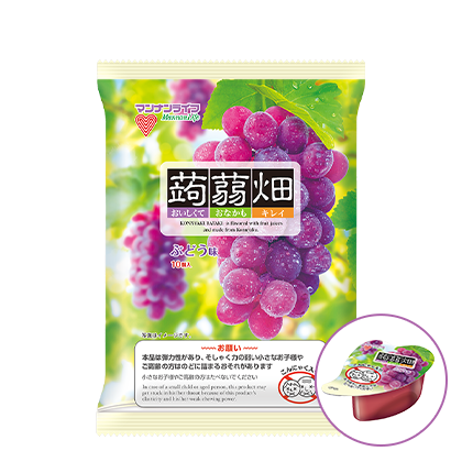 マンナンライフ 蒟蒻畑ぶどう味 10個