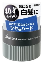 【販売終了しました】ルシード 白髪用ワックス グロス&ハード 80g