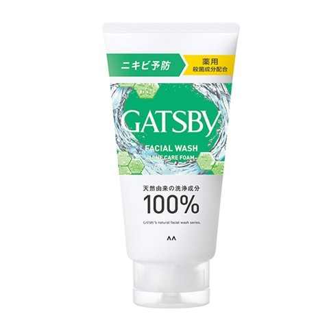 【お取り寄せ】ギャツビー フェイシャルウォッシュ 薬用トリプルケアアクネフォーム 130g