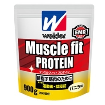 【お取り寄せ】ウイダー マッスルフィットプロテイン バニラ味 900g