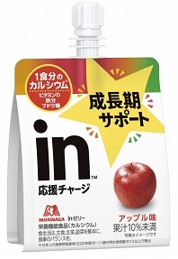 【販売終了しました】森永 inゼリー 成長期サポート アップル 180g