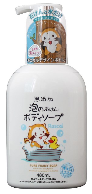 泡の石けん ボディソープ 本体 480ml