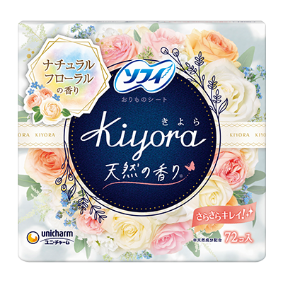 ソフィ Kiyora ナチュラルフローラルの香り 72枚