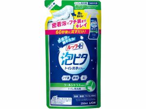 【販売終了しました】ルックプラス 泡ピタ トイレ洗浄スプレー クールシトラス つめかえ用 250ml