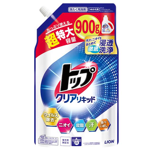 【販売終了しました】トップ クリアリキッド つめかえ用 超特大 900g