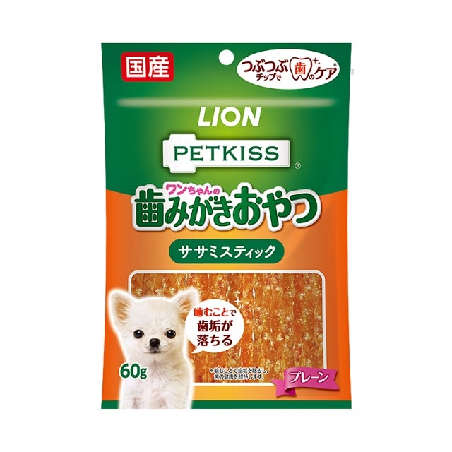 ワンちゃんの歯みがきおやつ ササミスティック プレーン 60g