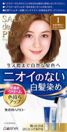 【お取り寄せ】サロンドプロ 無香料ヘアカラー早染めクリーム 1