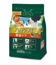 【お取り寄せ】ピュアボウル グレインフリー 健康ケア 1歳以上成犬用 800g