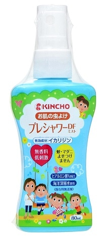 【お取り寄せ】金鳥 お肌の虫よけ プレシャワー DFミスト 無香料 80ml