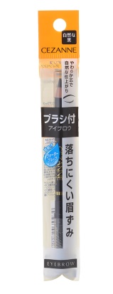 セザンヌ ブラシ付アイブロウ 06 ブラック