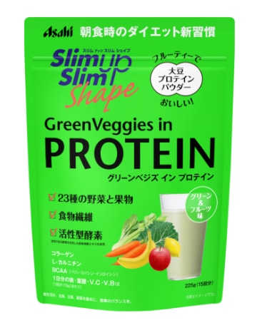 スリムアップスリムシェイプ グリーンベジズイン プロテイン 225g